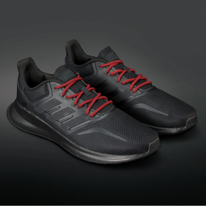 Adidas Yeezy - Schnürsenkel, schwarz und rot